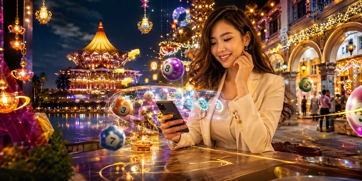 Loteri Sarawak bergaya Melayu dengan nuansa tempatan yang kaya budaya dan penuh warna tradisional